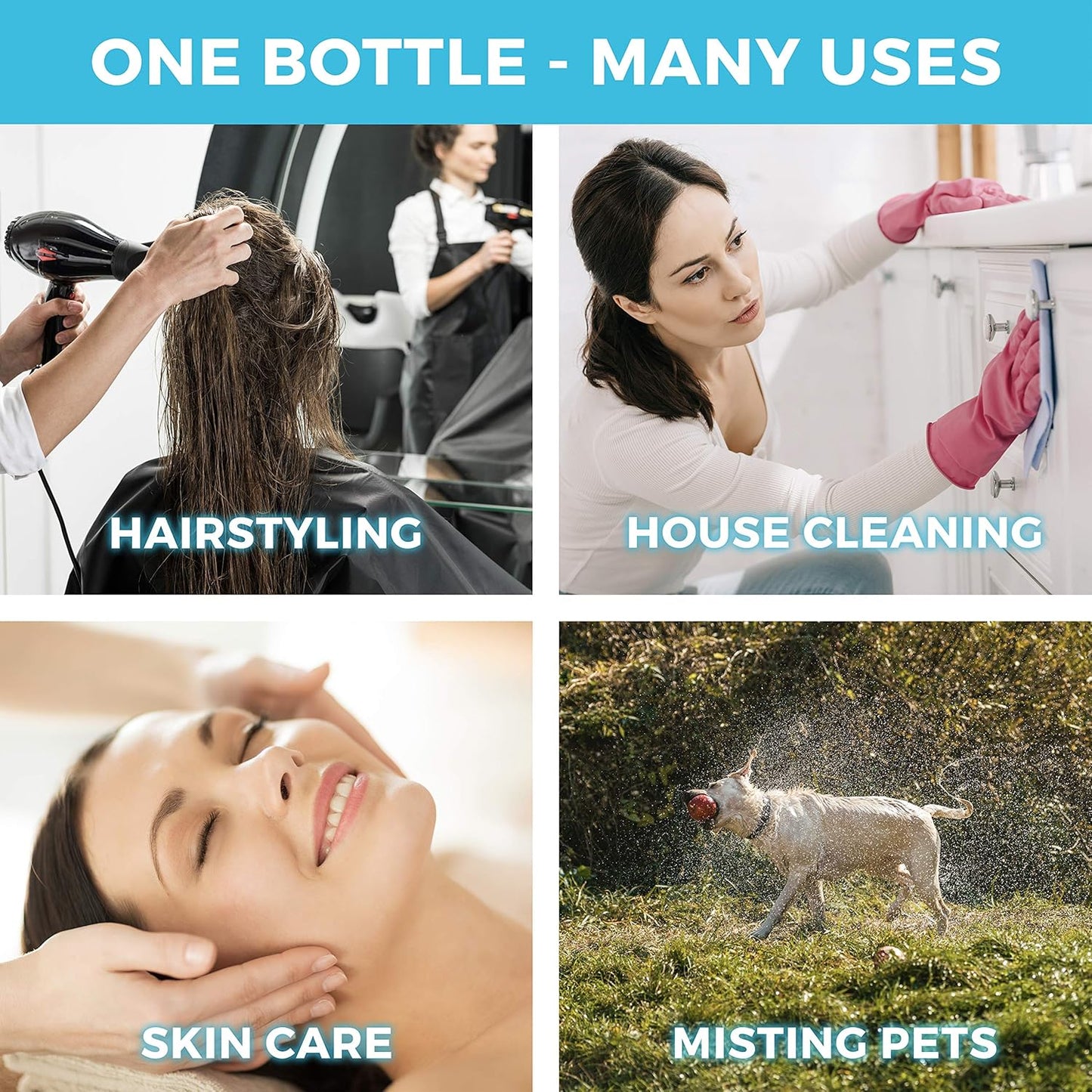 Continuous Mist Spray Bottle for Plant Maintenance, Cleaning - Ultra Fine Mist for Daily Use