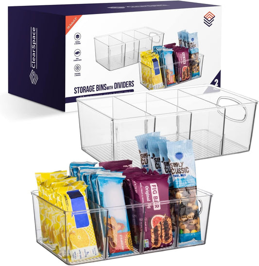 Pantry Organizer and Cabinet Organizer, 2 Pack - Kitchen Organizers and Storage